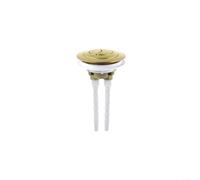 Fauhapyway Toilet Tank Push Button Dual Flush for 38mm 48mm 58mm Covers Water-Saving Mechanism Easy Installation Conversion Patch Included(Gold)