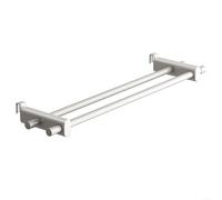 Fauhapyway Towel Rail Radiator Clothes Dryer With Double Rod Heating Hanging Design Aluminum Alloy Warm Rack Various Styles 62X10x5cm (1)