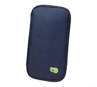 Fauhapyway Travel Organizer Bag Multi Compartment Card Holder for Passports and Tickets Efficient Storage for Travel Essentials (Tibetan Green)