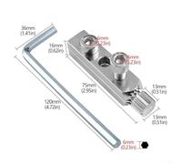 Fauhapyway User Friendly Faucet Angle Valve Extractor Made for Every Plumbing Challenge (Long Wrench 120mm)