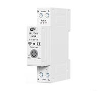 Fauhapyway WiFi Smart Circuit Breaker Remote Control And Energy Monitoring Under Voltage Over Current Protection Voice Systems