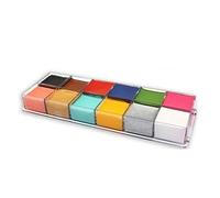 Fauitay 12 Colors 3.4oz Cosmetic Palette, Water Based Fast Drying 30 Seconds Body Paint with 12 Tones, for Party Makeup Bride Styling