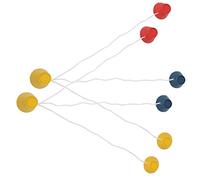 Fauitay 4 Pack Winter Tees, Rubber Tees for Course with 4 Different Sizes, Portable and Wear Resistant for Snow Globe Holders Desert Ball Holders