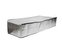 Fauitay Attic Stairs Insulation Cover Attic Door Insulator Ladder Cover Blocks Air Heat Exchange Reduces Energy Bills with Durable Aluminum Foil for Various Stairs