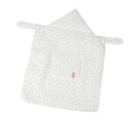 Fauitay Baby Winter Carrier Cover, Wind Proof Soft Cotton Universal Infant Hoodie Carrier Blanket with Big Pocket, for All Season Stroller Protection