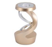 Fauitay Desktop Metal Floating Gyroscope, Smoothly and Quiet Rotation Aluminum Alloy Levitating Rotating Gyroscope with Unique Design, for Office Home Decoration (Gold and Silver Dragon)