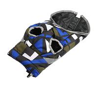 Fauitay Dog Winter Jacket, Reflective Warm Coat for Medium Large Dogs with Vibrant Colors, Soft Polyester PP Cotton, Loose Collar Design for Yorkshire Husky Golden Retriever (M)