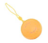 Fauitay Handheld Stress Relief Toy Mini Vibration Anxiety Reliever with 265 Colors Breathing Lights Auto Timer 15min Portable Silent Motor for Home Office Travel (Orange)