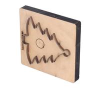 Fauitay Leather Craft Die Leather Cutting Die Punch Tool Set Christmas Tree Shape Alloy Steel Birch Wood for Paper Rubber Leather