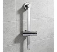 Fauitay Shower Slide Bar, Handheld Showerhead Holder Metal Wall Mounted Shower Slide Bar with Angle Height Adjustable for Bathroom