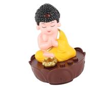 Fauitay Singing Buddha Statue, USB Charging Decorative Figurine with Adjustable Sound and Nodding Feature, for Desk Car Dashboard Home Restaurant Decoration