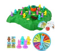 Fauitay Tortoise Bunny Trap Board Game, Interactive Educational Competitive Board Game for Kids with Cute Bunny Characters, Encourages Strategic Thinking and Friendship