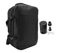Fauitay Vacuum Compression Backpack, Expandable Travel Backpack with Pump 55L Large Capacity Laptop for Men Women Water Resistant Anti Theft Lock