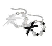 Fauk bow knot with faux pearls for feminine touch and pretty bow knot with faux pearl