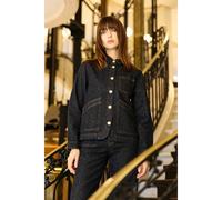 Fauline Jacket in Marl-Effect Denim Untreated Denim