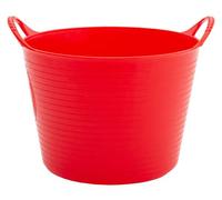 Faulks and Company 2594 Trug Flexible Micro Tub, Red, 0.37 Litre