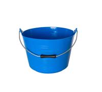 Faulks & Cox Red Gorilla Bucket Flexible Metal Handle Bucket Feed Pouring Mixing