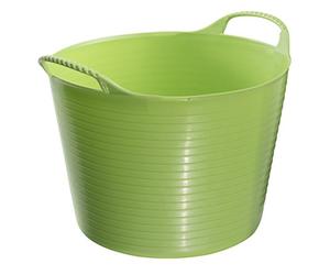 Faulks & Cox Tubtrugs 26L Medium Flexible 2-Handled Recycled Tub, Pistachio, SP26PST