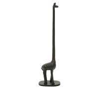 Fauna Black Giraffe Toilet Roll Rack Holder Stylish Home Bathroom Durable Metal