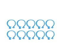 FAUOSWUK 100Pcs Chicken Bird Duck Leg Bands Practical Leg Rings for Easy Identification Ideal for Different Breeds Plastic Material for Poultry Breeds, Ducks, Chickens Suitable for Big Chickens,