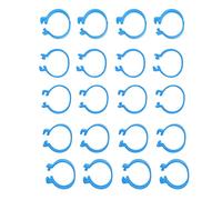 FAUOSWUK 100Pcs Chicken Bird Duck Leg Bands Practical Leg Rings for Easy Identification Ideal for Different Breeds Plastic Material for Poultry Breeds, Ducks, Chickens Suitable for Big Chickens,