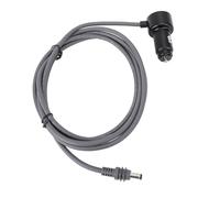 FAUOSWUK 12V 24V DC Car Cigar Lighter Power Supply Cable, 18AWG DC Extension Cord with Digital Display, for Car Truck RV Boat (5 meters)