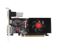 FAUOSWUK 1GB DDR3 Gaming Graphics Card, 64bit PCIe 2.0 16X Video Card with HD Multimedia Interface VGA DVI Port and Cooling Fan, for Computer PCs 11 10 7 8