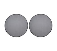 FAUOSWUK 2PCS Speaker Grill Covers, 260mm OD Metal Speaker Grill Material for Home Theater Car Marine Universal Round Speaker Grills Cover with ABS Frame