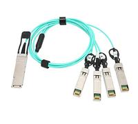 FAUOSWUK 40G Active Optical Cable QSFP+ to 4 SFP+ Plug and Play for Home Office 1M High Performance Lightweight