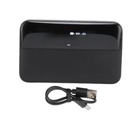 FAUOSWUK 4G LTE 300Mbps USB Portable Router, 6000mAh Battery Mobile WiFi Hotspot Supports 10 Devices, with Nano SIM Card Slot, for Asia
