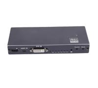 FAUOSWUK 4K 2x2 Video Wall Controller High Resolution Multimedia Processor Supports 13 Splicing Modes for Display Installations Metal Design