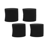 FAUOSWUK 4PCS Speaker Port Tube Sponge, Speaker Cabinet Outlet Sponge 60mm Diameter Reduces Wind Noise Enhances Bass Response with 5mm Oversized Fit for Speaker Enclosures