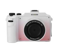 FAUOSWUK 5K Digital Camera, 80MP WiFi Vlog Camera with 18X Digital Zoom Anti Shake 3 Inch HD Screen Front Rear Lens, for Photography Video Live Streaming (Gradient Pink)