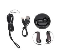 FAUOSWUK AI Smart Wireless Bluetooth 6.0 Ear Hook Earphones, Voice Translator Headset with 144 Languages Support and Real Time Transcription, for Business Meetings International (Black)