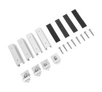 FAUOSWUK Aluminum Alloy Solar Panel Bracket Clamp Kit for Tin Roof Enhancing Solar Panel Sustainability