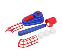 FAUOSWUK Baseball Pitching Machine, Auto Ball Feeder with 3 Plastic Baseballs for Batting Practice, Sport Training Toy for Boys and Girls