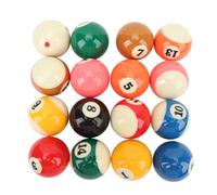 FAUOSWUK Billiard Balls Set 2.25in Regulation Size Friction Pool Table Accessories 16 Resin Balls, Play Like A Pro