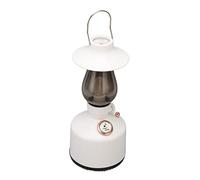 FAUOSWUK Bluetooth Speaker Lamp Retro Dimmable Candlelight for Home, Stylish Bluetooth Speaker with Ambient Lighting Effect, Perfect Bedside Lamp for All Ages (White)