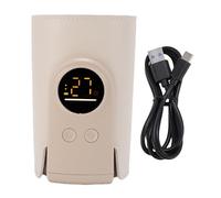 FAUOSWUK Bottle Warmer, Universal Cordless Fast Baby Bottle Warmer for Breastmilk or Formula, 6 Levels of Adjustment Accurate Temperature Control (8000mah)