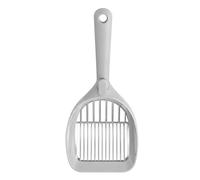 FAUOSWUK Cat Litter Scoop, Stainless Steel Metal Litter Scooper with Ergonomic Handle and Wall Mount Holes, Deep Shovel Design for Box Cleaning