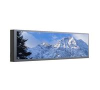 FAUOSWUK Computer Case Secondary Screen, 9.2 Inch, Customisable Themes, Wallpapers and Performance Metrics (Black)