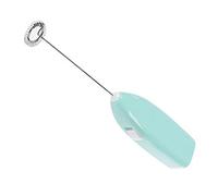 FAUOSWUK Cordless Electric Hand Mixer hand mixer Battery Powered Small Plastic Metal Hand Mixer milk frother handheld for Home Hotel Cafe, with 2xAA Batteries for Mixing Coffee Milk Wine (Blue) nan