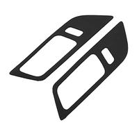 FAUOSWUK Custom Inner Door Handle Cover Replacement for Ford Mustang 2015-2021 - Easy Installation for DIY Car Decorators (Black)