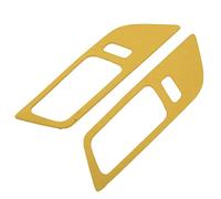FAUOSWUK Custom Inner Door Handle Cover Replacement for Ford Mustang 2015-2021 - Easy Installation for DIY Car Decorators (Yellow)