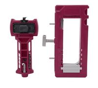 FAUOSWUK Door Hinge and Latch Installation Kit Easy-to-Use Plastic Tool for Precise Results