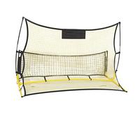 FAUOSWUK Double Sided Soccer Rebound Net Easy to Install Rebounding Net for Soccer Training - Ideal for More Than Two Players - with Detachable Design for Practice Anywhere Glass Fiber, Iron, PE