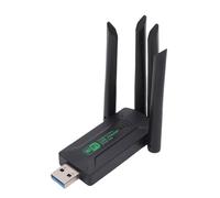 FAUOSWUK Dual Band WiFi USB Adapter, 1300Mbps Wireless Network Dongle Internal Drive for Desktop PC, with 2.4G 5G Support