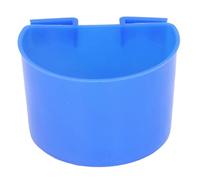 FAUOSWUK Durable Bird Feeder Trough Set of 20, Ideal for Parrots and Pigeons, Easy Access Plastic Food Bowls for Birdcage (Large 24 Inch)