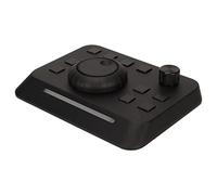 FAUOSWUK Editing Console Black with 10 Custom Buttons High Performance for Video Editing and Film Production Aluminum Alloy