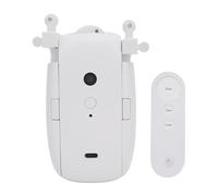 FAUOSWUK Electronic Curtain Opener Robot with Remote Control for Easy Installation in Living Rooms or Baby Rooms Lightweight ABS Design